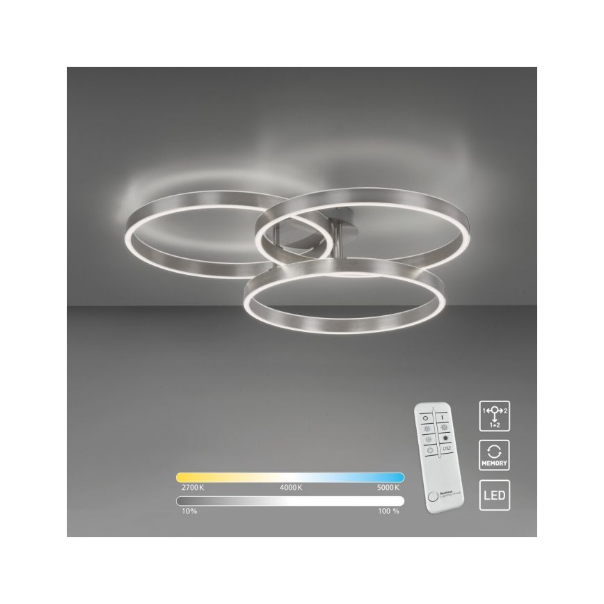 Paul Neuhaus 6233-55 - LED Stmievateľné stropné svietidlo PAAN LED/45,5W/230V 2700-5000K + diaľkové ovládanie