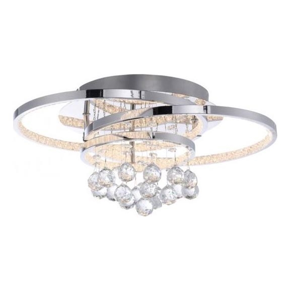 Paul Neuhaus 6267-17 - LED Stmievateľné stropné svietidlo ROTAZO LED/32W/230V pr. 45 cm lesklý chróm