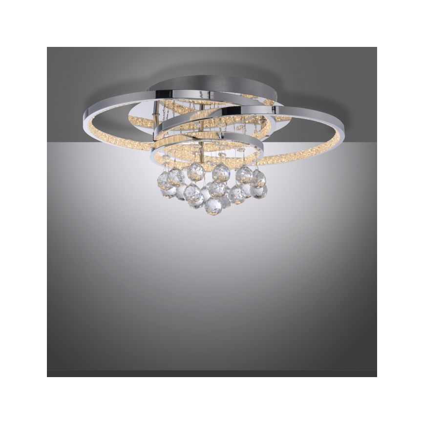 Paul Neuhaus 6267-17 - LED Stmievateľné stropné svietidlo ROTAZO LED/32W/230V pr. 45 cm lesklý chróm
