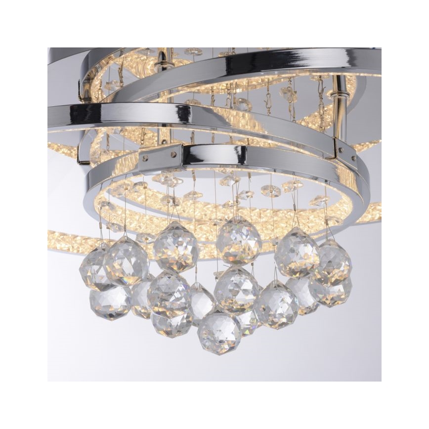 Paul Neuhaus 6267-17 - LED Stmievateľné stropné svietidlo ROTAZO LED/32W/230V pr. 45 cm lesklý chróm
