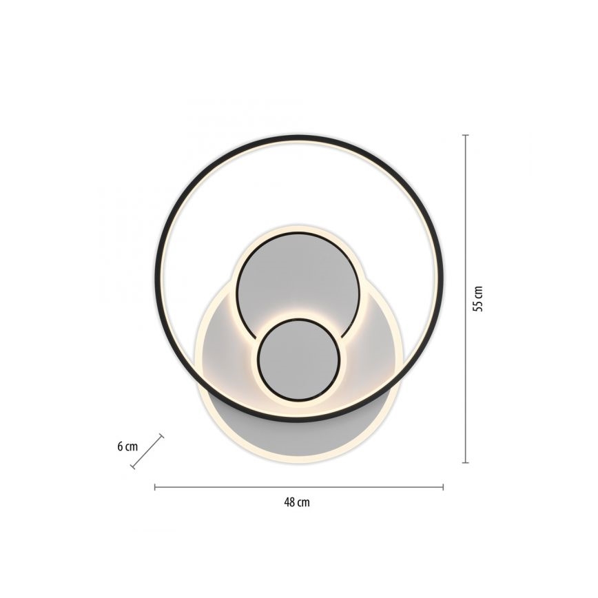 Paul Neuhaus 6392-16 - LED Stropné svietidlo MAILAK LED/27W/230V