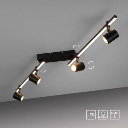 Paul Neuhaus 6525-18 - LED Bodové svietidlo BARIK 4xGU10/4,5W/230V + LED/10W