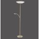 Paul Neuhaus 655-60 - LED Stmievateľná stojacia lampa ALFRED 1xLED/28W/230V+1xLED/4W/230V mosadz