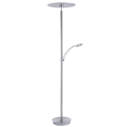 Paul Neuhaus 673-55 - LED Stmievateľná stojacia lampa ARTUR 2xLED/21W/230V+1xLED/6W chróm