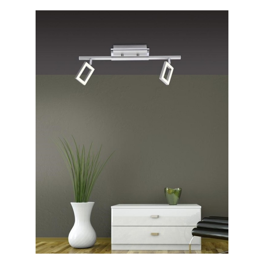 Paul Neuhaus 6958-55 - LED Bodové svietidlo INIGO 2xLED/4,2W/230V