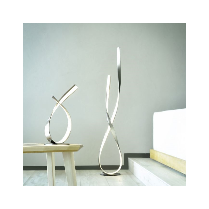 Paul Neuhaus 720-55 - LED Stmievateľná stojacia lampa LINDA LED/27W/230V lesklý chróm