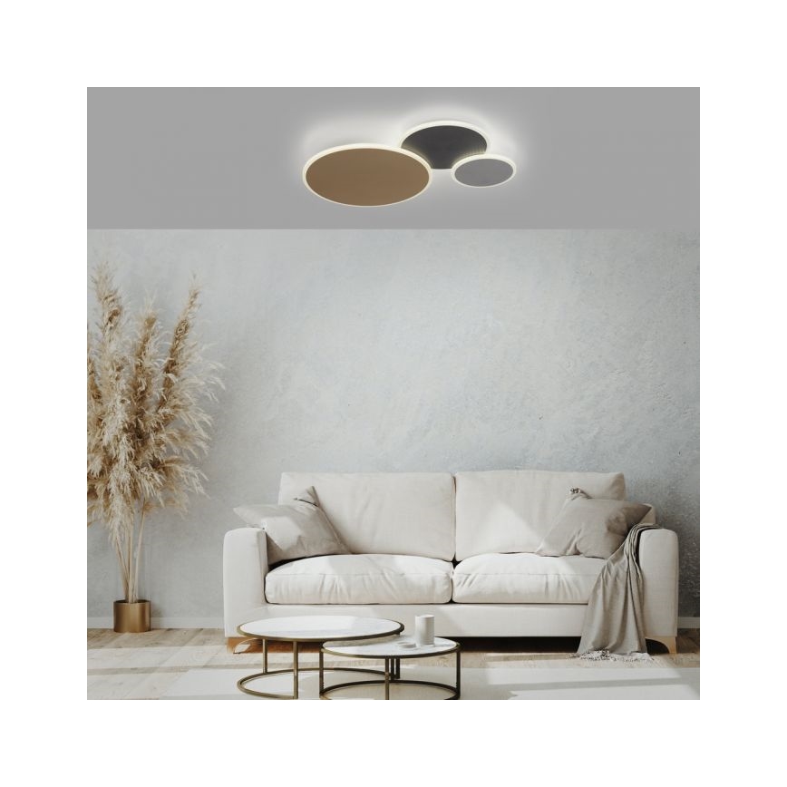 Paul Neuhaus 8007-70 - LED Stmievateľné stropné svietidlo Q-PIATO LED/35W/230V 2700-5000K Wi-Fi + diaľkové ovládanie