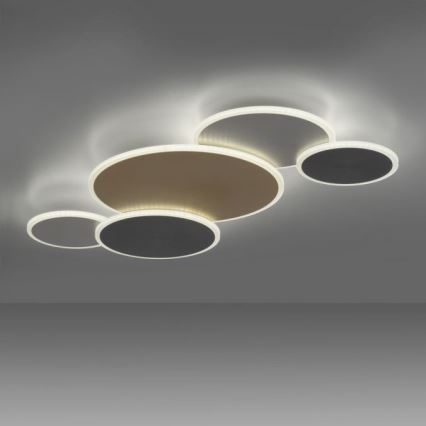 Paul Neuhaus 8008-70 - LED Stmievateľné stropné svietidlo Q-PIATO LED/49W/230V 2700-5000K Wi-Fi + diaľkové ovládanie