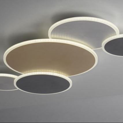 Paul Neuhaus 8008-70 - LED Stmievateľné stropné svietidlo Q-PIATO LED/49W/230V 2700-5000K Wi-Fi + diaľkové ovládanie