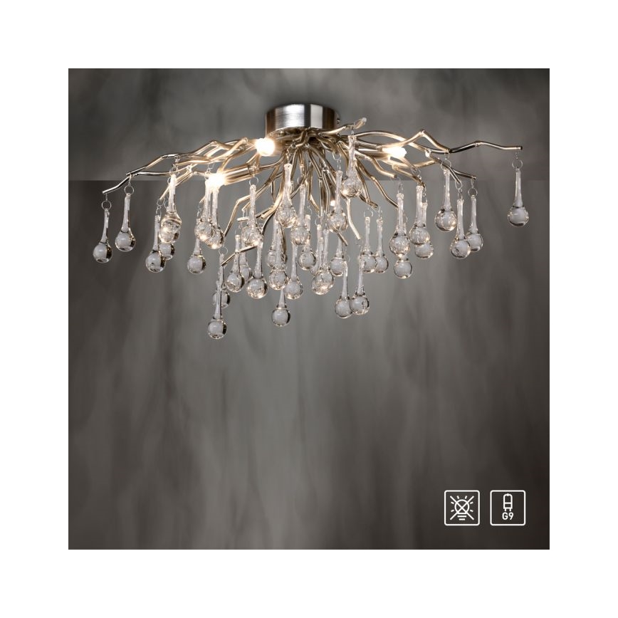 Paul Neuhaus 8090-55 - Prisadený luster ICICLE 4xG9/40W/230V