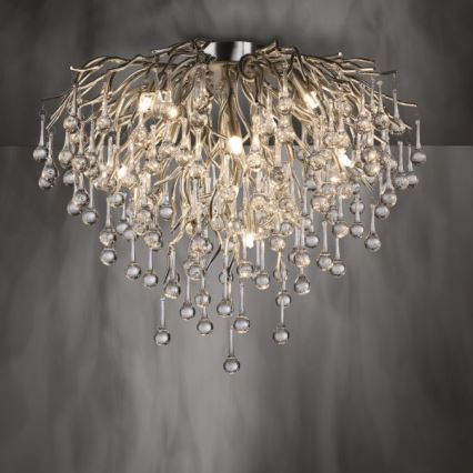 Paul Neuhaus 8091-55 - Prisadený luster ICICLE 9xG9/40W/230V