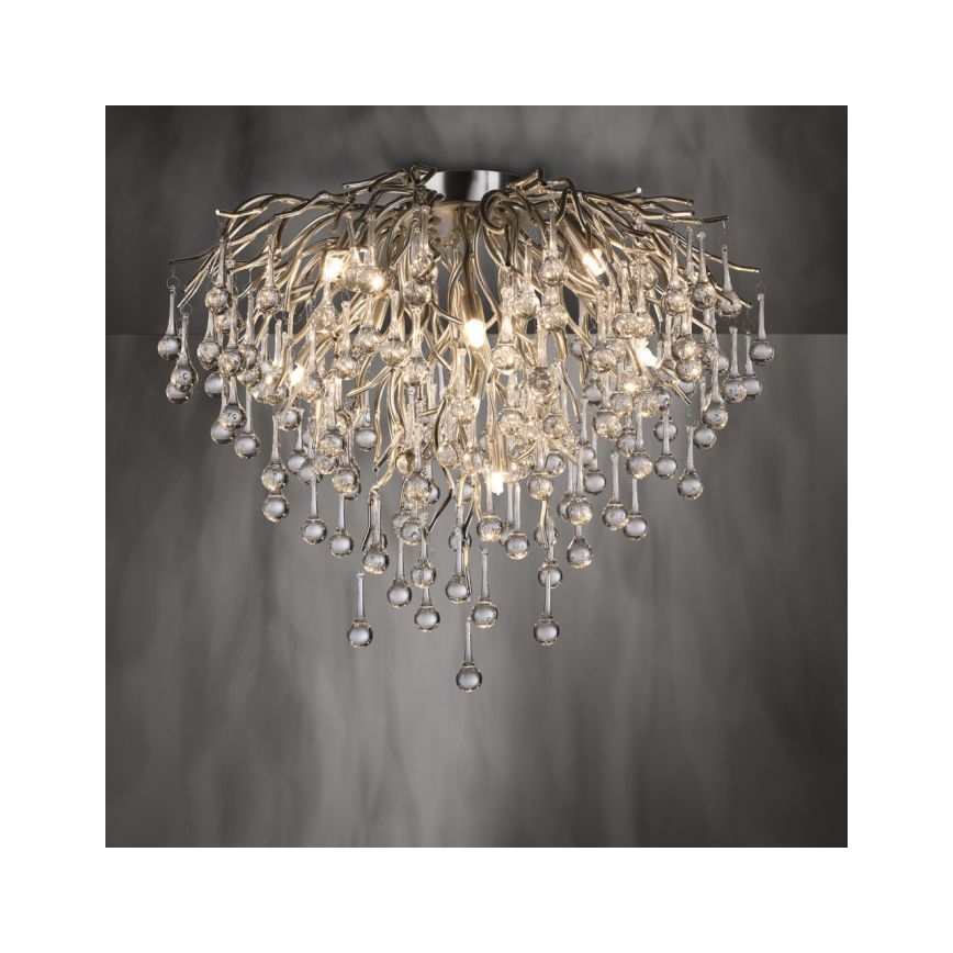 Paul Neuhaus 8091-55 - Prisadený luster ICICLE 9xG9/40W/230V