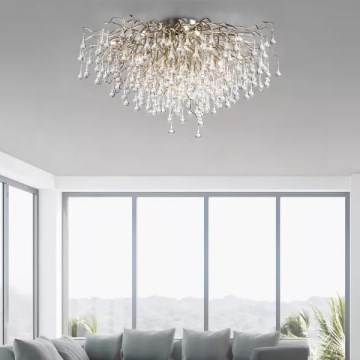 Paul Neuhaus 8092-55 - Prisadený luster ICICLE 14xG9/40W/230V pr. 100 cm lesklý chróm