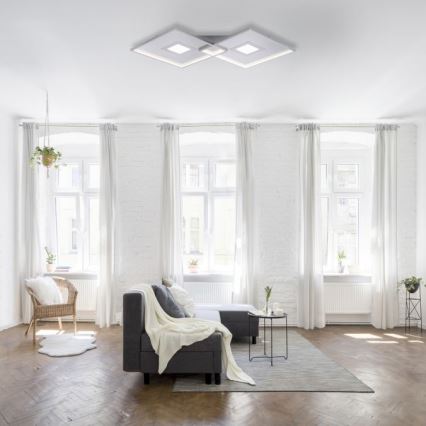 Paul Neuhaus 8378-55 - LED Stmievateľné stropné svietidlo AMARA LED/45W/230V lesklý chróm + diaľkové ovládanie