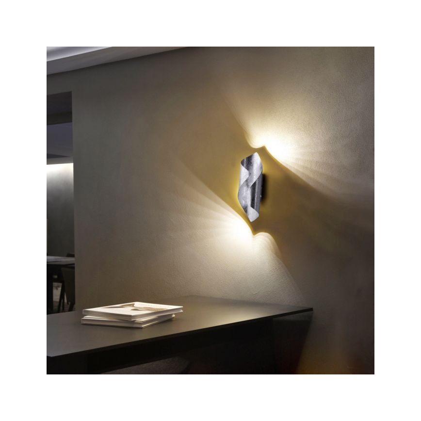 Paul Neuhaus 9030-21 - LED Nástenné svietidlo NEVIS LED/6W/230V strieborná