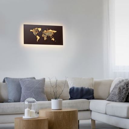 Paul Neuhaus 9056-48 - LED Nástenné dekoračné svietidlo MAP LED/25W/230V 3000K