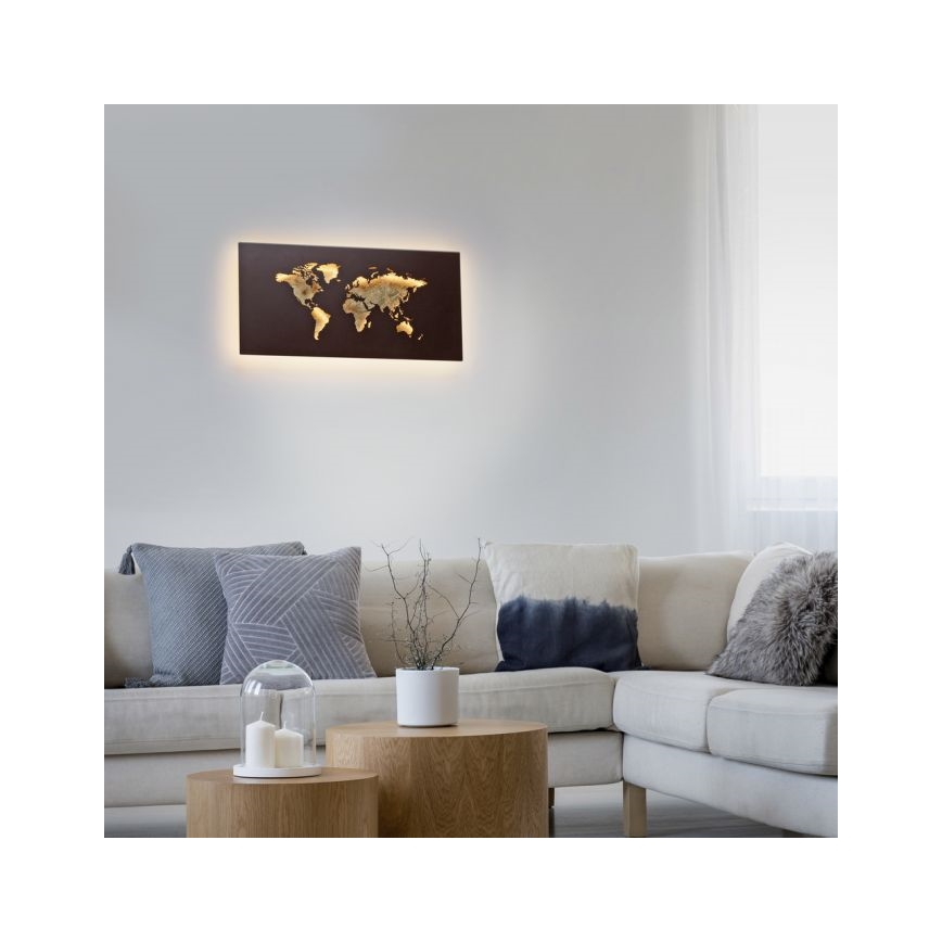 Paul Neuhaus 9056-48 - LED Nástenné dekoračné svietidlo MAP LED/25W/230V 3000K