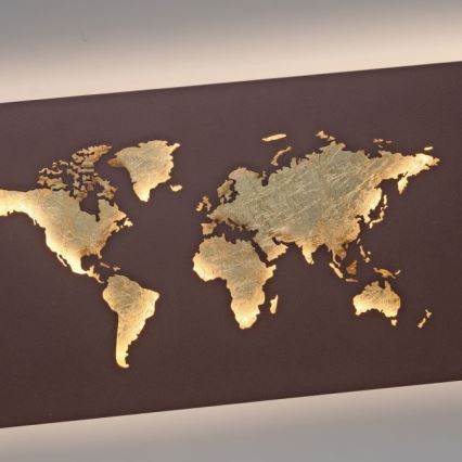 Paul Neuhaus 9056-48 - LED Nástenné dekoračné svietidlo MAP LED/25W/230V 3000K