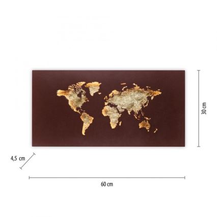 Paul Neuhaus 9056-48 - LED Nástenné dekoračné svietidlo MAP LED/25W/230V 3000K
