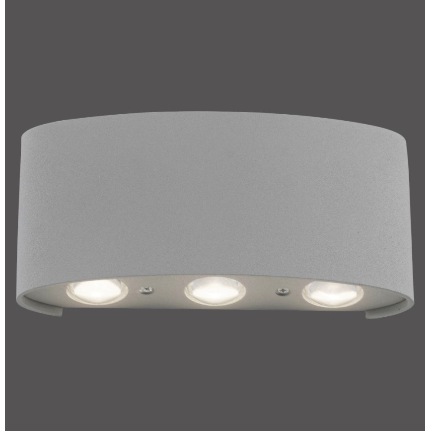 Paul Neuhaus 9488-21 - LED Vonkajšie nástenné svietidlo CARLO 6xLED/0,8W/230V IP54