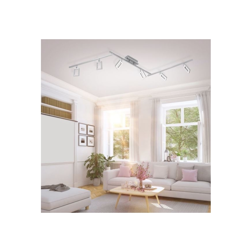 Paul Neuhaus L9588-55 - LED Bodové svietidlo INIGO 6xLED/4W/230V