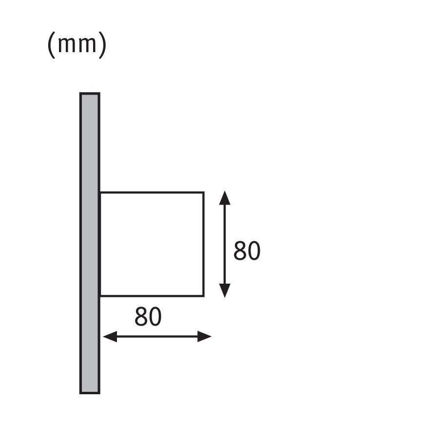 Paulmann 18001 - 2xLED/3W IP65 Vonkajšie nástenné svietidlo CYBO 230V biela