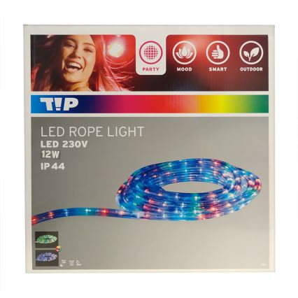 Paulmann 3789 - LED dekoračná trubica 12W/230V multicolor 4m IP44