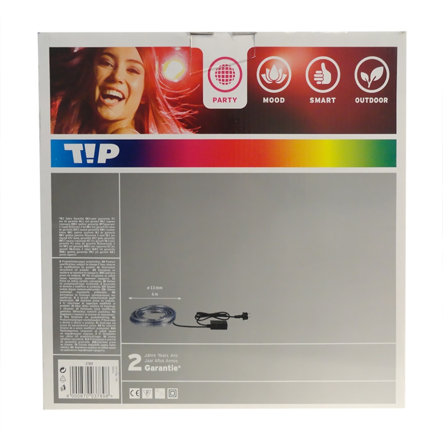Paulmann 3789 - LED pásik 12W/230V multicolor 4m
