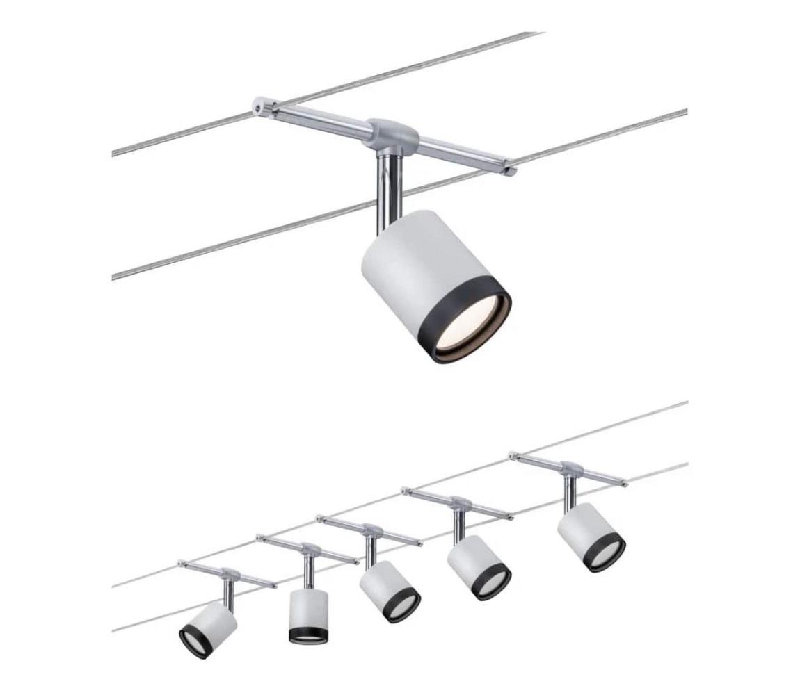 Paulmann 3981 - Sada 5xLED/4W Kompletný lanový systém TUBE 230V 3981