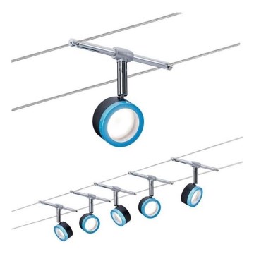 Paulmann 3982 - SADA 5xLED/4W Bodové svietidlo do lankového systému TIP 230V