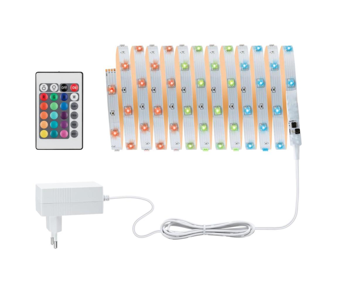 Paulmann 3988 - LED RGBW/13W Stmievateľný pás TIP 5 m 230V + diaľkové ovládanie 3988