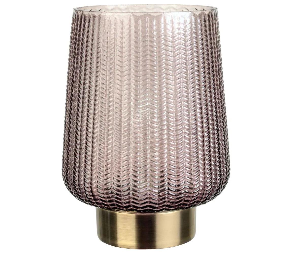 Paulmann Paulmann 48137 - LED-1xE27/0,8W Stolná lampa GLAMOUR 3xAA/4,5V ružová