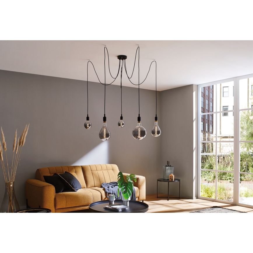 Paulmann 50389 - Luster na lanku NEORDIC 5xE27/20W/230V pavúk