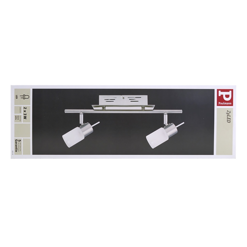 Paulmann 66559 - LED Bodové svietidlo ZYLED 2xLED/3W/230V