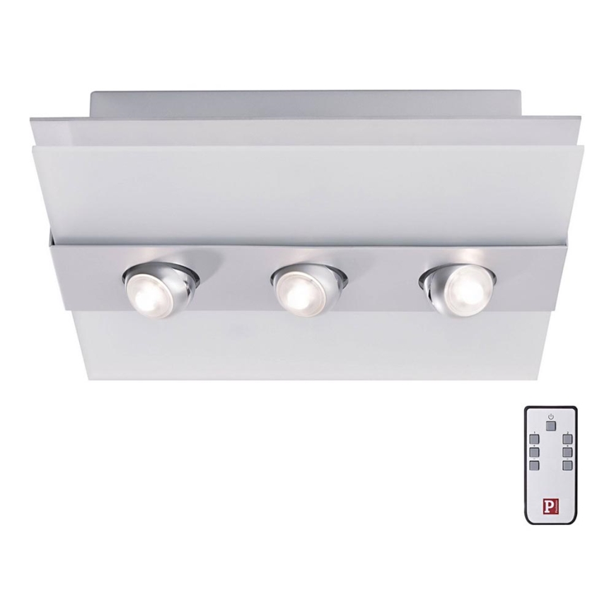 Paulmann 70290 - LED/24W Stmievateľné stropné svietidlo XETA 230V + diaľkové ovládanie