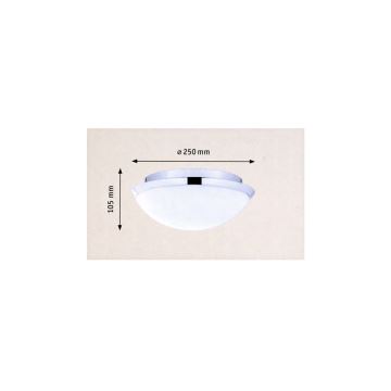 Paulmann 70299 - Kúpeľňové stropné svietidlo BIABO 1xE27/60W/230V IP44