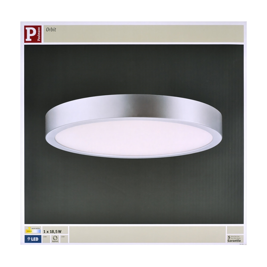 Paulmann 70390 - LED stropné svietidlo ORBIT LED/18,5W/230V