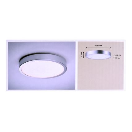 Paulmann 70390 - LED stropné svietidlo ORBIT LED/18,5W/230V