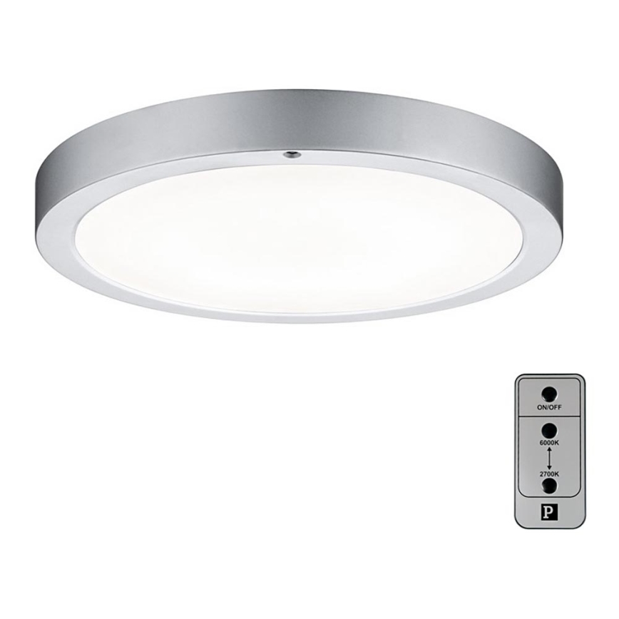 Paulmann 70433 - LED/11W Stropné svietidlo SMOOTH 230V + diaľ.ovládanie