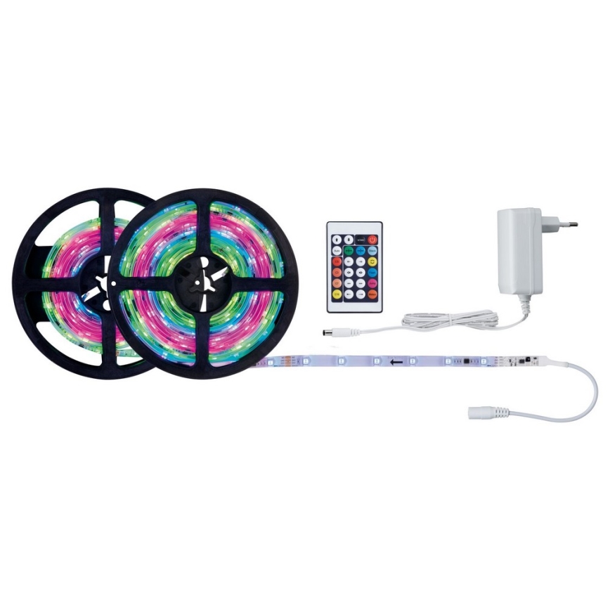Paulmann 70514 - LED RGB/15W Stmievateľný pásik SIMPLED 7,5m 230V + diaľkové ovládanie