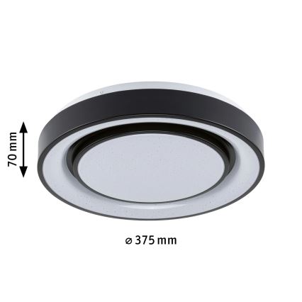 Paulmann 70544 - LED RGBW/22W Stmievateľné stropné svietidlo RAINBOW 230V 3000-6500K + diaľkové ovládanie