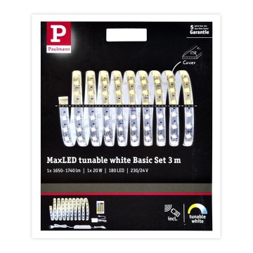 Paulmann 70624 - LED/20W Stmievateľný pásik MAXLED 3m 230V + diaľkové ovládanie