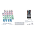 Paulmann 70627 - LED RGB/18W IP44 stmievateľný kúpeľňový pás MAXLED 1,5 m 230V + diaľkové ovládanie