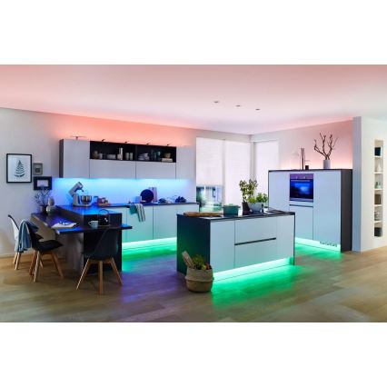 Paulmann 70627 - LED RGB/18W IP44 Stmievateľný kúpeľňový pásik MAXLED 1,5 m 230V + diaľkové ovládanie