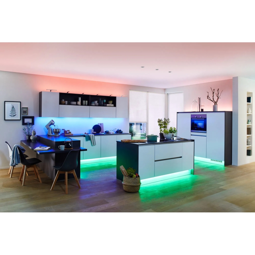 Paulmann 70627 - LED RGB/18W IP44 Stmievateľný kúpeľňový pásik MAXLED 1,5 m 230V + diaľkové ovládanie