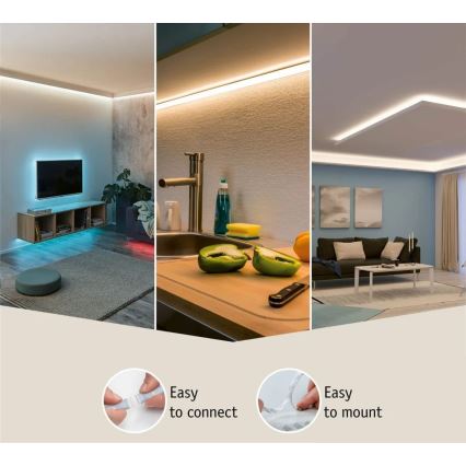 Paulmann 70672 - LED/18W IP44 Stmievateľný kúpeľňový pásik MAXLED 1,5 m 2700K 230V