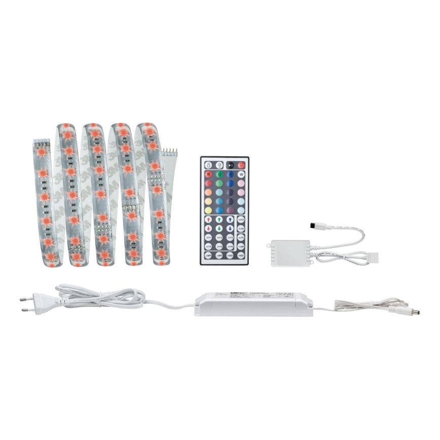 Paulmann 70674 - LED RGB/22W Stmievateľný pásik MAXLED 1,5 m 230V + diaľkové ovládanie