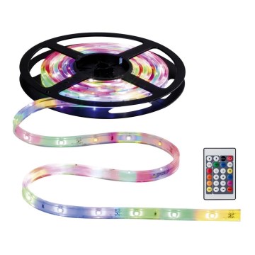 Paulmann 70699 - LED RGB/9,8W IP67 Stmievateľný vonkajší pásik WATERLED 4,8m 230V + diaľkové ovládanie