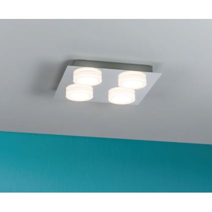 Paulmann 70875 - 4xLED/5W IP23 Kúpeľňové stropné svietidlo DORADUS 230V