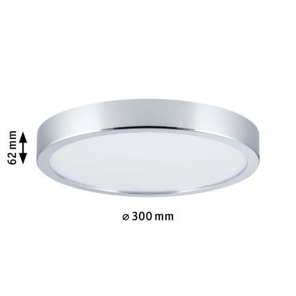 Paulmann 70882-LED/22,5W IP44 Stmievateľné kúpeľňové stropné svietidlo AVIAR 230V